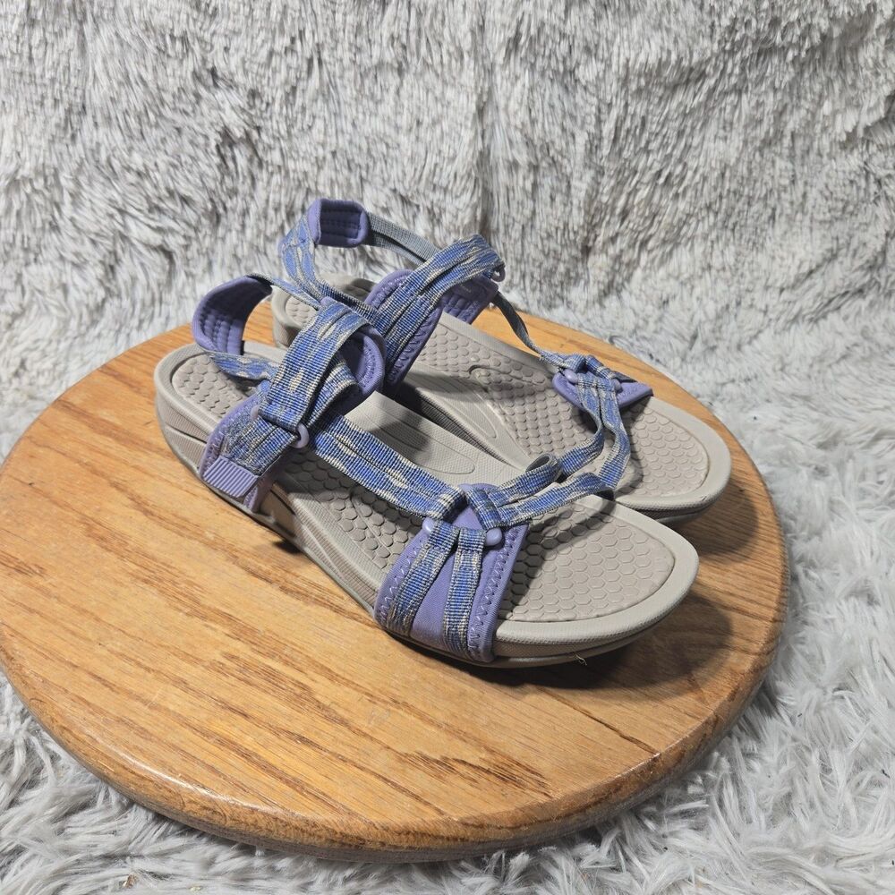 Baretraps Womens Dandy Sport Adjustable Strap Sandal Blue Size 8.5M Outdoors